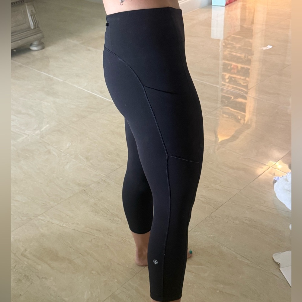 Size 6 Lululemon black leggings